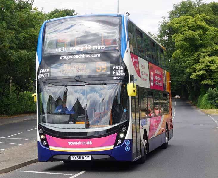 Stagecoach Yorkshire Alexander Dennis Enviro400MMC 10657